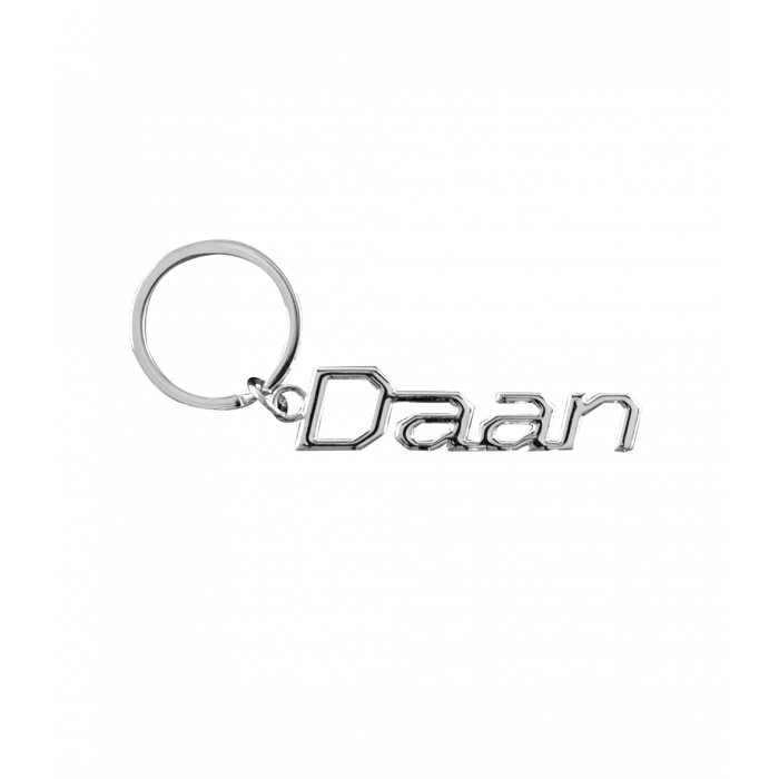 Cool car keyrings - Auto sleutelhanger met naam Daan