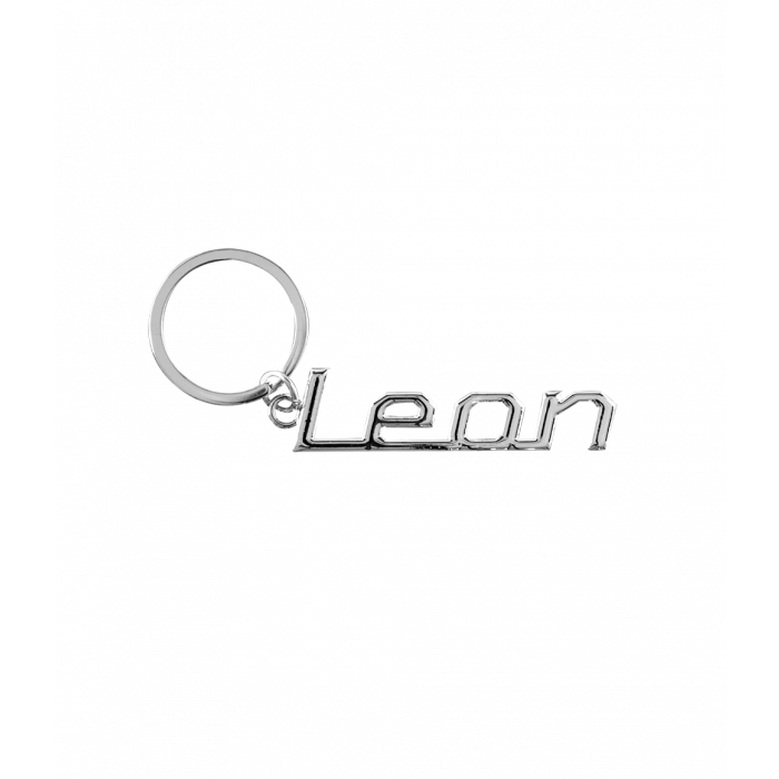 Cool car keyrings - Auto sleutelhanger met naam Leon