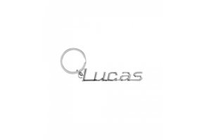 Cool car keyrings - Auto sleutelhanger met naam Lucas