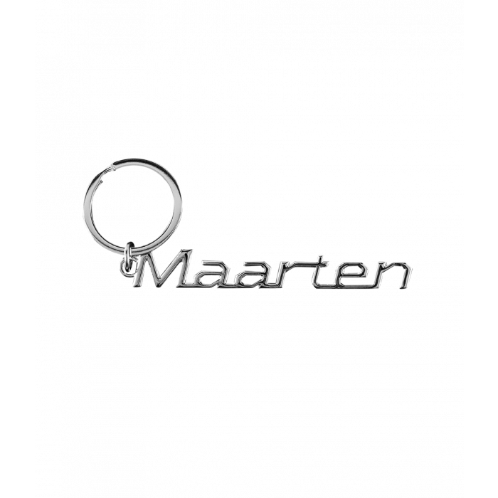 Cool car keyrings - Auto sleutelhanger met naam Maarten