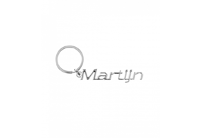 Cool car keyrings - Auto sleutelhanger met naam Martijn