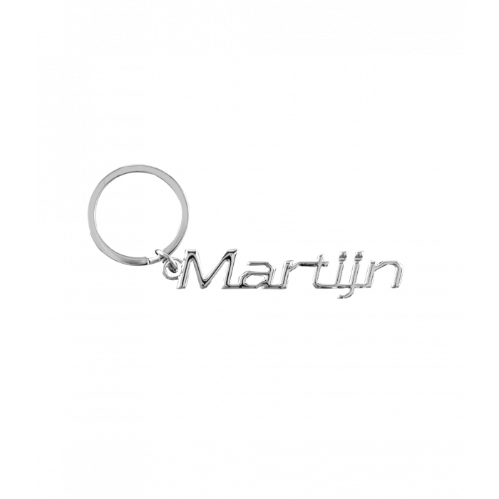 Cool car keyrings - Auto sleutelhanger met naam Martijn
