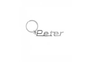 Cool car keyrings - Auto sleutelhanger met naam Peter