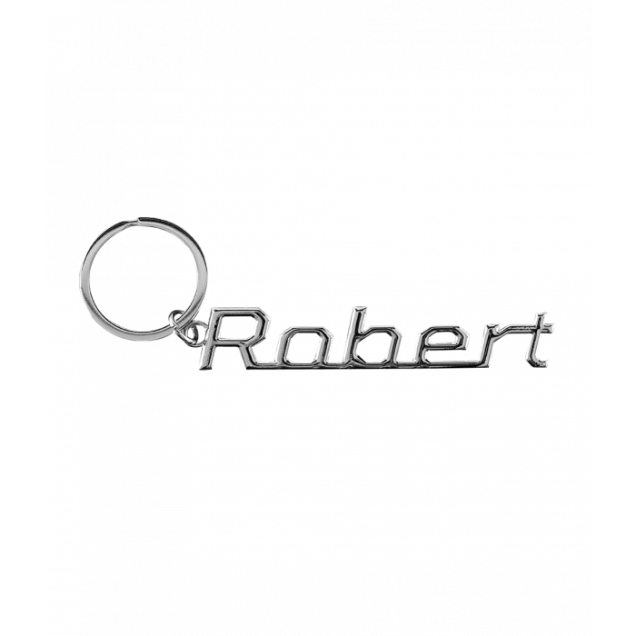 Cool car keyrings - Auto sleutelhanger met naam Robert