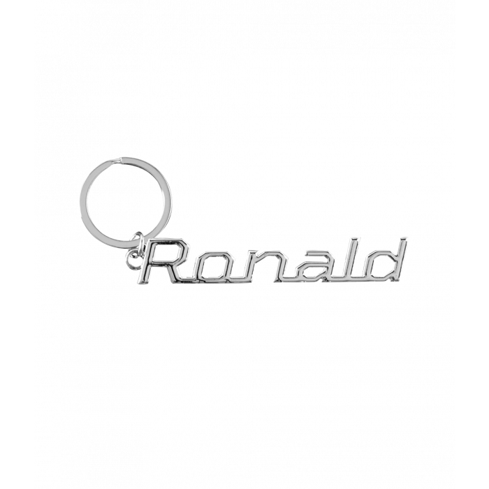Cool car keyrings - Auto sleutelhanger met naam Ronald