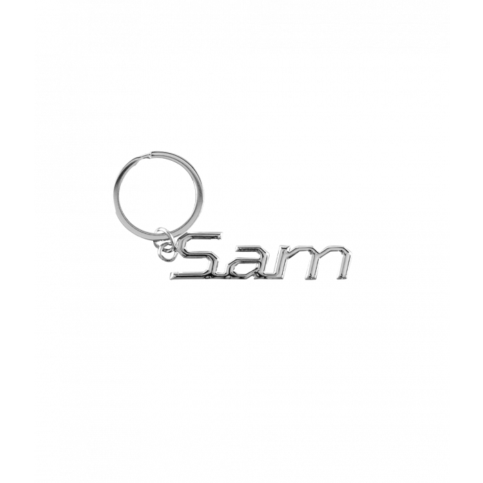Cool car keyrings - Auto sleutelhanger met naam Sam