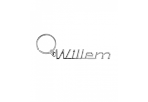 Cool car keyrings - Auto sleutelhanger met naam Willem
