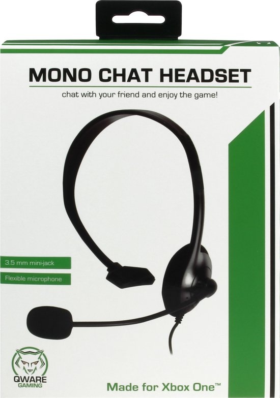 Qware Gaming Headset - XB-7021 - Chat - Headset - Hoofdtelefoon - microfoon - Geschikt voor de Xbox One