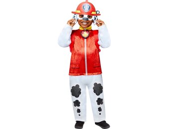 PAW Patrol - Verkleedkleding - Marshall - Kinderen - 110 (4-6 jaar) - Luxe