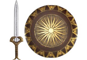 Zwaard en Schild Wonder Woman Dames Goud/bruin