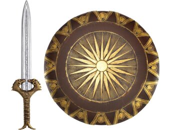 Zwaard en Schild Wonder Woman Dames Goud/bruin