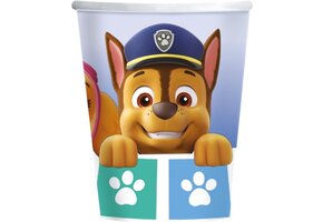 AMSCAN - 8 papieren bekers PAW Patrol 250 ml