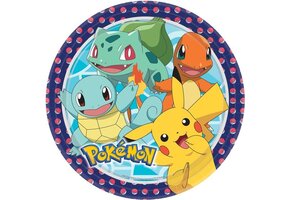 Amscan - Pokémon 8 Papieren Borden (23 cm)