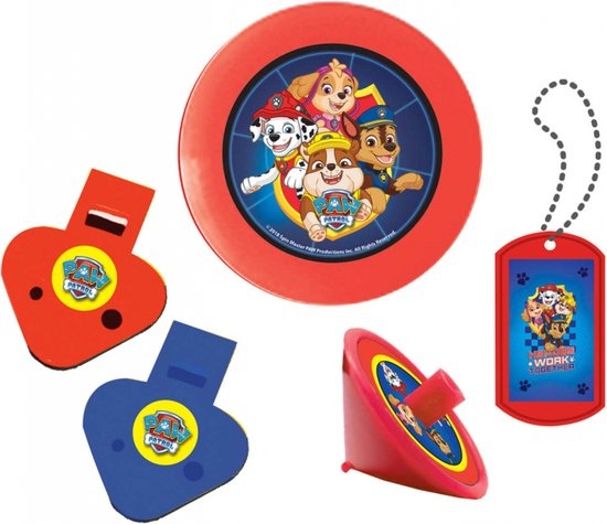 PAW Patrol - Uitdeelspeelgoed - Blauw/Rood - 24 stuks