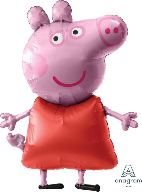Amscan - AirWalker Peppa Pig FolieBallon 91 x 121 cm