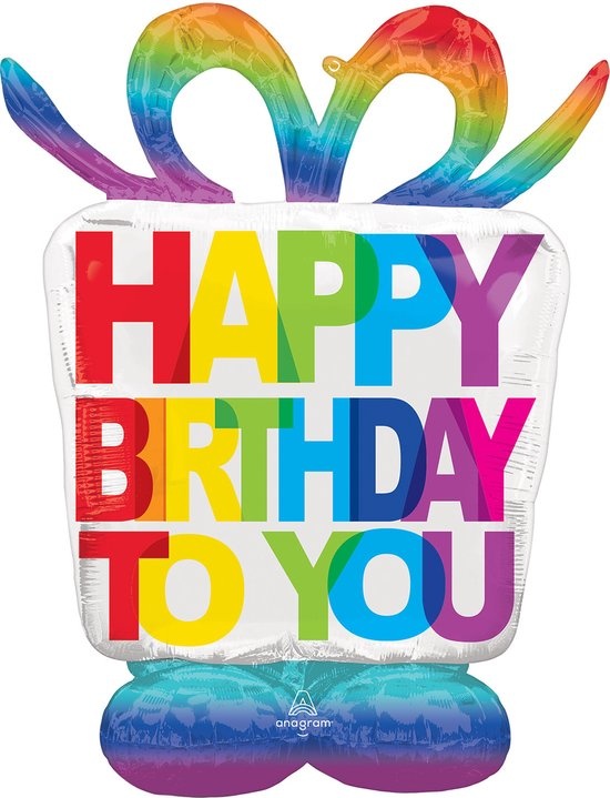 Amscan - Airloonz - Happy Birthday (96 x 127 cm)