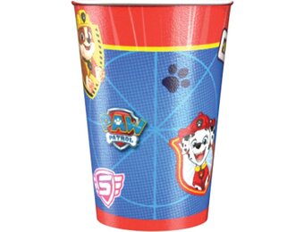 PAW Patrol - Bekers - Papier - 250ml - Rood/Blauw - 8 stuks