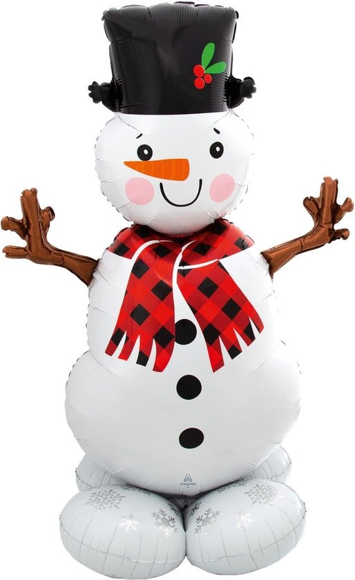 Folieballonnen Sneeuwpop MEGA