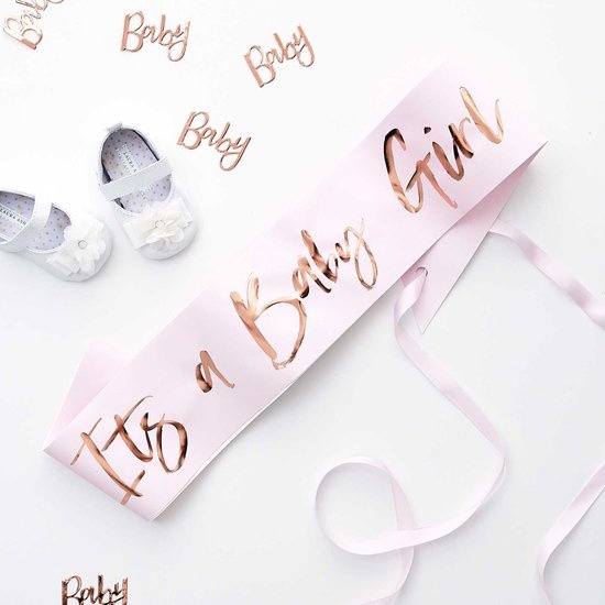 Sjerp It’s a Baby Girl - Sjerp - Ginger Ray - Babyshower - Kraamcadeau - Newborn - Gender Reveal