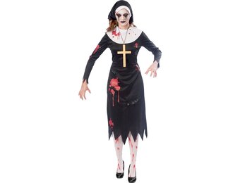 Amscan Verkleedpak Zombie Non Dames Zwart/rood Maat M