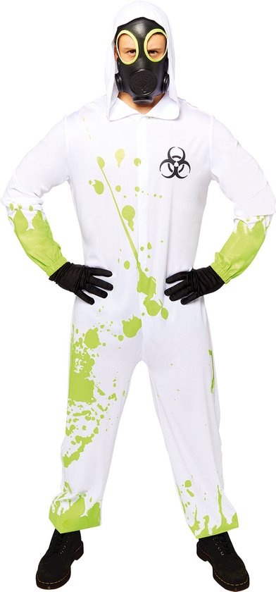 Amscan Verkleedkostuum Hazmat Polyester Wit Maat L
