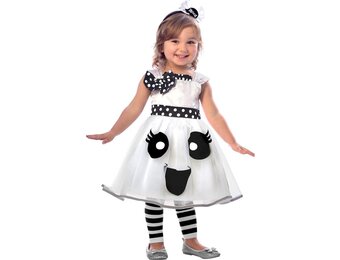 Amscan Kinderkostuum Cute Ghost Meisjes Polyester Maat 2-3 Jaar