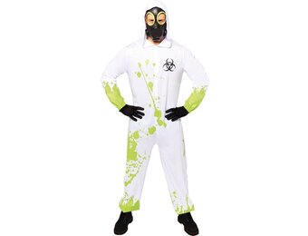 Amscan Verkleedkostuum Hazmat Polyester Wit Maat Xl