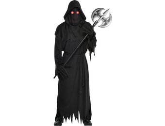 Amscan Kostuum Glaring Reaper Heren Zwart Maat M/l