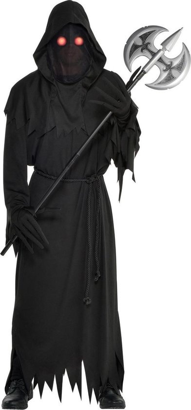 Amscan Kostuum Glaring Reaper Heren Zwart Maat M/l