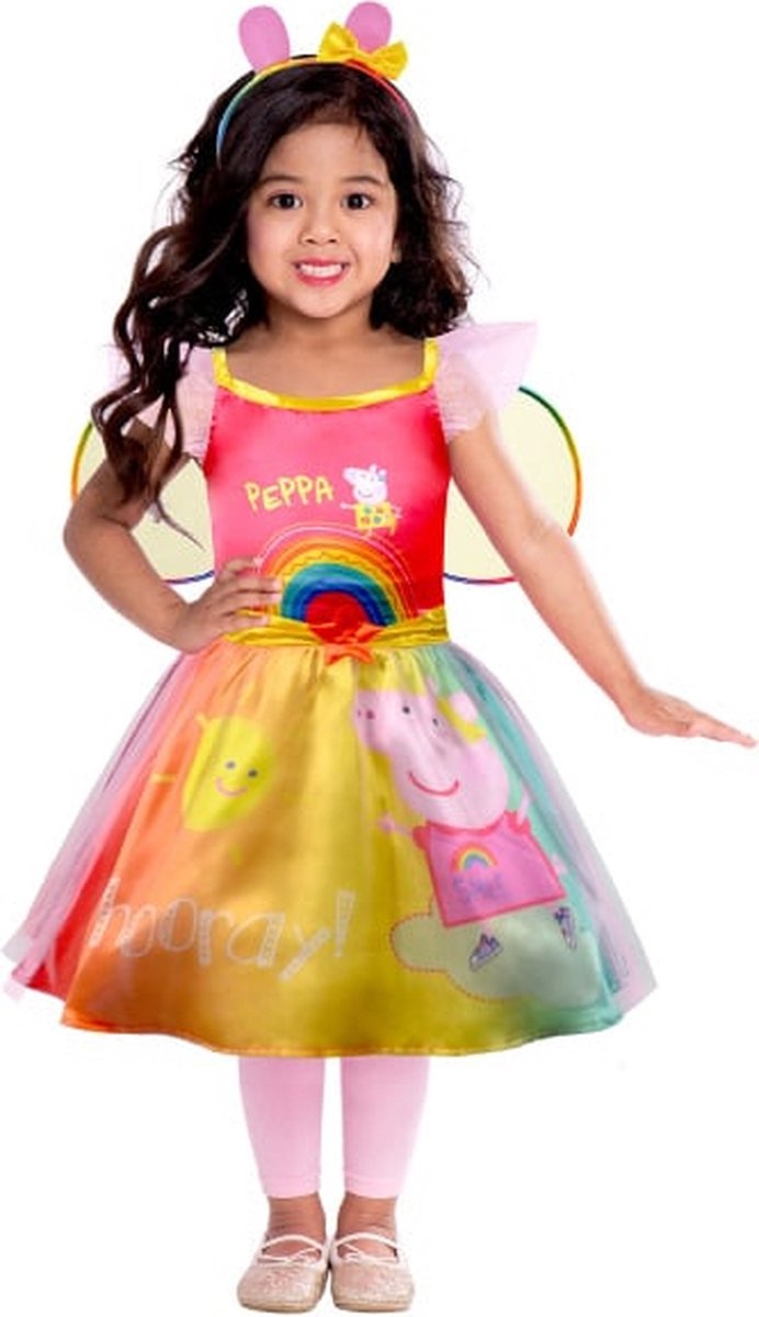 Regenboog Jurk Peppa Pig Kind - 3-4 jaar