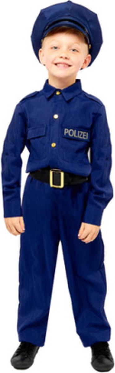Politie-uniformen Jongens Polyester Blauw Maat 4-6