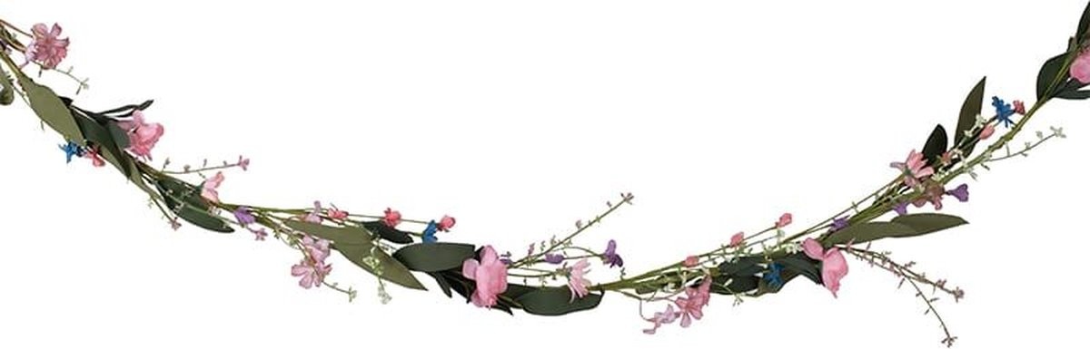 Ginger Ray - Kunstbloemen slinger - Feestdecoratie - Multicolor - Plastic 190cm