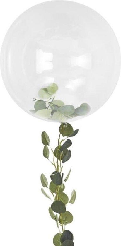 Ginger Ray - Ballon 50ø met blaadjes slinger -