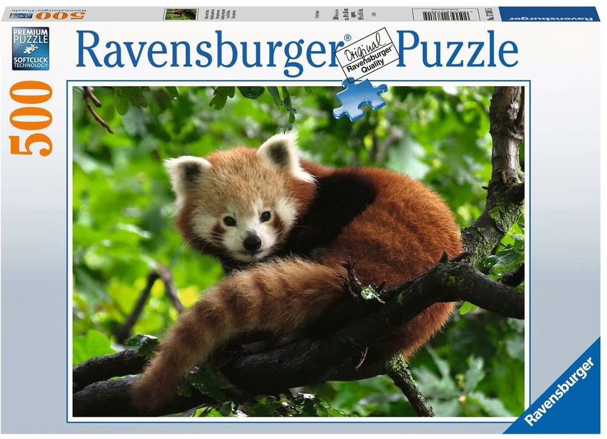 Ravensburger puzzel Schattige rode panda - Legpuzzel - 500 stukjes