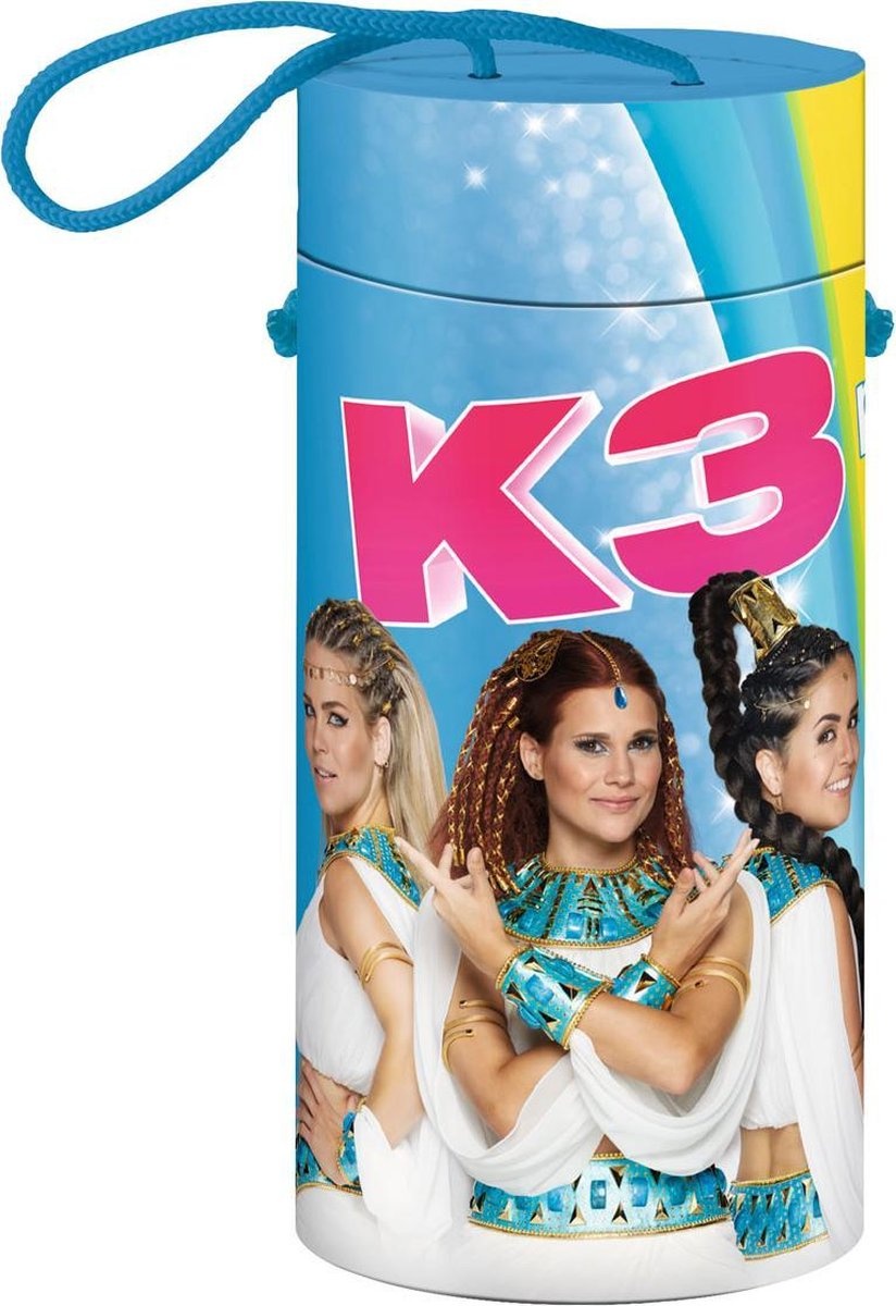 K3 Puzzel en poster in tube - K3 Dans van de Farao - 100 stukjes