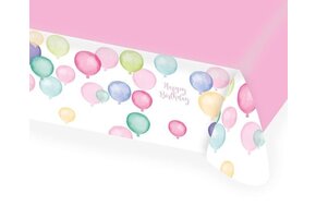 Amscan Tafelkleed Happy Birthday 115 X 175 Cm Papier Pastel