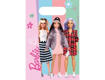 8 Cadeauzakjes Barbie Sweet Life 30 x 18 cm