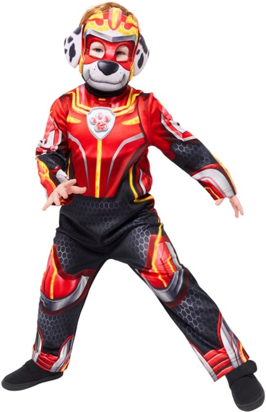 Verkleedpak Paw Patrol Movie - Marshall (Glow in the Dark) Leeftijd 3-4 jaar