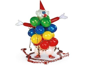 Amscan Decoratieset Clown Met Ballonnen Latex/papier