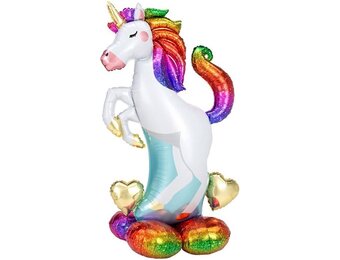 Amscan - Airloonz - Unicorn/Eenhoorn (139cm)