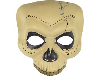 Amscan Masker Witch Doctor Beige Maat One-size