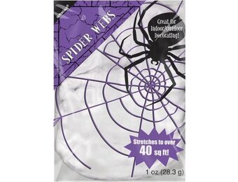 Amscan Decoratie Spinnenweb 25 X 18 Cm Wit