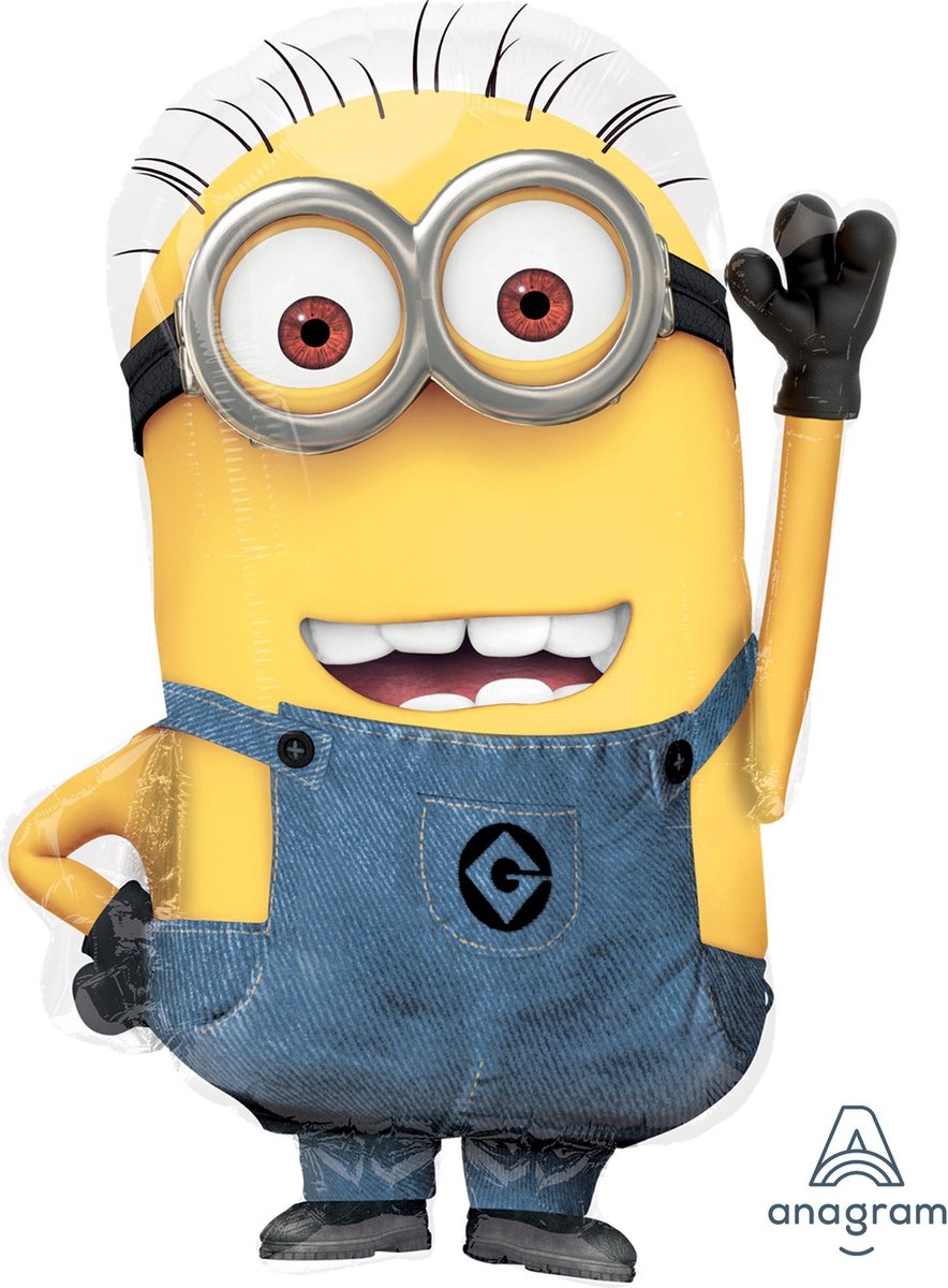 Aluminium ballon van Minions 40x63cm