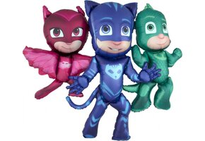 Enorme aluminium PJ Masks ballon 144x127cm