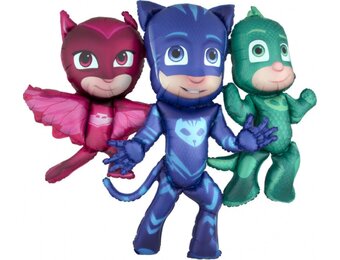 Enorme aluminium PJ Masks ballon 144x127cm