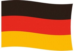 Amscan Vlag Duitsland 3 X 5 Meter Polyester Zwart/rood/geel