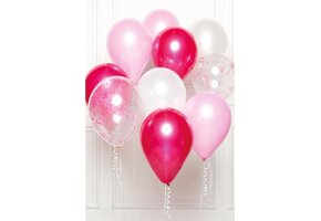 Amscan Ballonnenboeket Latex Roze 10 Stuks