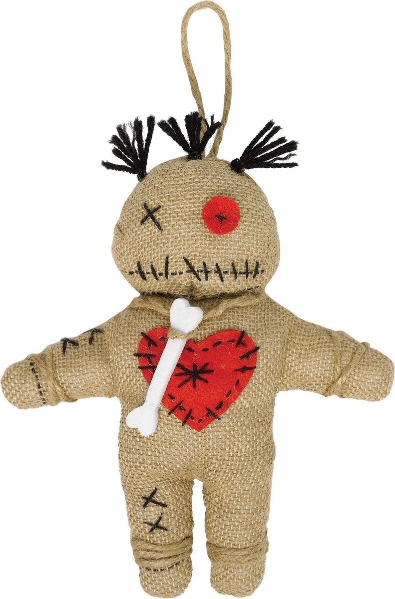 Amscan Decoratiepop Voodoo Jute/linnen Bruin