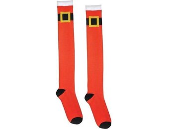 Amscan Sokken Kerst Katoen Rood/zwart One-size