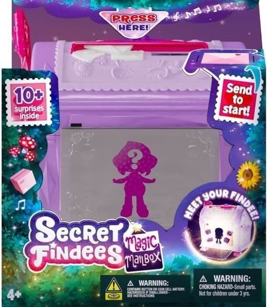 Betoverd speelgoed - GOLIATH - Secret Findees Magic Mailbox - Paarse magische brievenbus